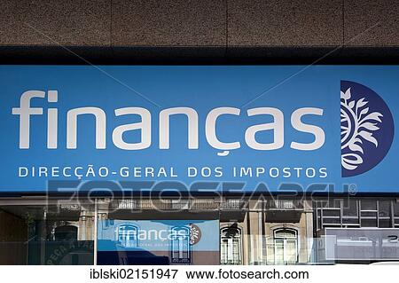 Logo of the bank Finanças in Lisbon, Portugal, Europe View Large Photo Image Stock Photo - Logo of the bank Finanças in Lisbon, Portugal, Europe. Fotosearch