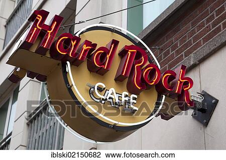 Logo of the Hard Rock Cafe in Dublin, Ireland, Europe View Large Photo Image Stock Image - Logo of the Hard Rock Cafe in Dublin, Ireland, Europe. Fotosearch