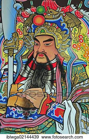 Lu Dongbin, a famous Daoist immortal of Chinese mythology, Taoism, Chinese temple on Ho Road, Wat Putaugongmaa, Nong Khai, Thailand, Asia, PublicGround, Asia View Large Photo Image Stock Photo - Lu Dongbin, a famous Daoist immortal of Chinese mythology, Taoism, Chinese temple on Ho Road, Wat Putaugongmaa, Nong Khai, Thailand, Asia, PublicGround, Asia. Fotosearch