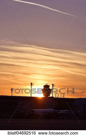 Lufthansa, Airbus, A350-900 with Tower and Terminal 2 at sunset, Munich Airport, Upper Bavaria, Bavaria, Germany, Europe View Large Photo Image Stock Photograph - Lufthansa, Airbus, A350-900 with Tower and Terminal 2 at sunset, Munich Airport, Upper Bavaria, Bavaria, Germany, Europe. Fotosearch