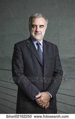 Stock Image - Luis Moreno Ocampo, Chief Prosecutor of the International Criminal Court, ICC, The Hague, during a visit to the German Parliament, Deutscher Bundestag, Berlin, Germany, Europe. Fotosearch