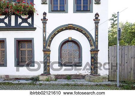 Stock Image - Luther House Museum, Eisenach, Thuringia, Germany, Europe, PublicGround, Europe. Fotosearch