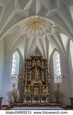 Main Altar, Church Maria-Himmelfahrt, Bad Wiessee, Upper Bavaria, Bavaria, Germany, Europe View Large Photo Image Stock Photography - Main Altar, Church Maria-Himmelfahrt, Bad Wiessee, Upper Bavaria, Bavaria, Germany, Europe. Fotosearch