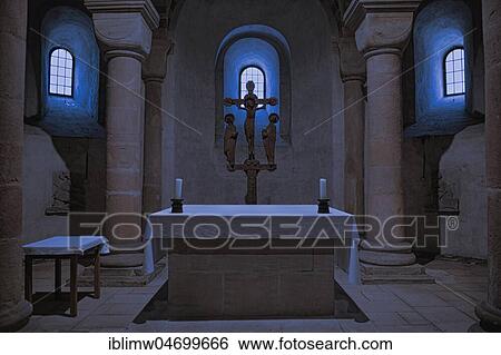 Main altar in honour of the Virgin Mary in the eastern arm of the crypt, burial place of the Salian main altar in honour of the Virgin Mary in the crypt, largest Romanesque columned hall in Europe, Speyer Cathedral, Speyer, Rhineland-Palatinate,... View Large Photo Image Stock Photograph - Main altar in honour of the Virgin Mary in the eastern arm of the crypt, burial place of the Salian main altar in honour of the Virgin Mary in the crypt, largest Romanesque columned hall in Europe, Speyer Cathedral, Speyer, Rhineland-Palatinate,.... Fotosearch