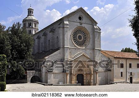 Main facade of the Gothic basilica of the Cistercian monastery Fossanova Abbey near Priverno, Lazio, Italy, Europe View Large Photo Image Stock Image - Main facade of the Gothic basilica of the Cistercian monastery Fossanova Abbey near Priverno, Lazio, Italy, Europe. Fotosearch