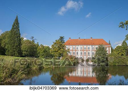 Stock Photo - Manor House of Gut Güldenstein, Harmsdorf, Schleswig-Holstein, Germany, Europe. Fotosearch