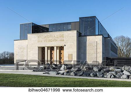 Stock Photo - Memorial of Verdun, Museum, First World War, Verdun, France, Europe. Fotosearch