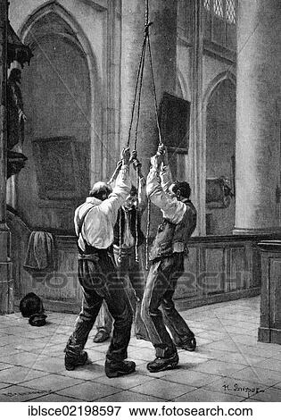 Men ringing bells, historical wood engraving, about 1897 View Large Photo Image Stock Photo - Men ringing bells, historical wood engraving, about 1897. Fotosearch