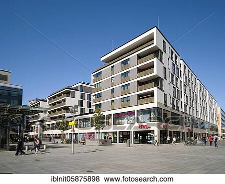 Modern residential buildings, Prager Straße, Dresden, Saxony, Germany, Europe View Large Photo Image Stock Photo - Modern residential buildings, Prager Straße, Dresden, Saxony, Germany, Europe. Fotosearch