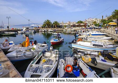 Morning Fishing Harbour, Saranda, Sarandë, Qark Vlora, Ionian Sea, Albania, Europe View Large Photo Image Stock Image - Morning Fishing Harbour, Saranda, Sarandë, Qark Vlora, Ionian Sea, Albania, Europe. Fotosearch