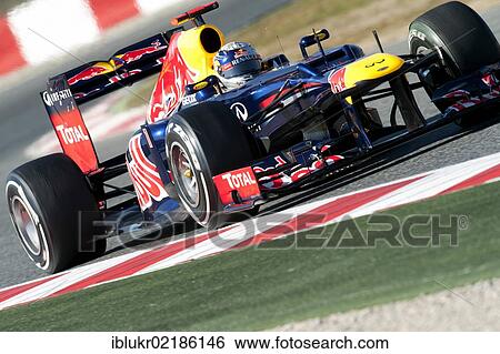 Motorsport, Sebastian Vettel, GER, Red Bull Racing RB8, during the Formula 1 testing sessions, 21-24/2/2012, at the Circuit de Catalunya in Barcelona, Spain, Europe View Large Photo Image Stock Photograph - Motorsport, Sebastian Vettel, GER, Red Bull Racing RB8, during the Formula 1 testing sessions, 21-24/2/2012, at the Circuit de Catalunya in Barcelona, Spain, Europe. Fotosearch
