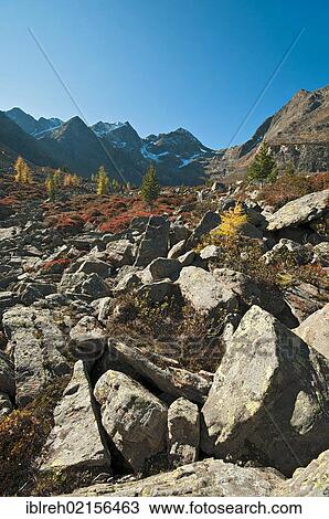 Mountain landscape in autumn, near Lake Brechsee, Pitztal, Tyrol, Austria, Europe View Large Photo Image Stock Image - Mountain landscape in autumn, near Lake Brechsee, Pitztal, Tyrol, Austria, Europe. Fotosearch
