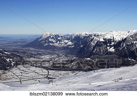 Mountain panorama and course of the Rhine river, St. Gallen, Switzerland, Europe View Large Photo Image Stock Photo - Mountain panorama and course of the Rhine river, St. Gallen, Switzerland, Europe. Fotosearch