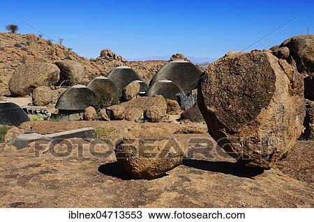 Stock Image - Movani Mountain Camp, Twyfelfontein, Damaraland, Namibia, Africa. Fotosearch