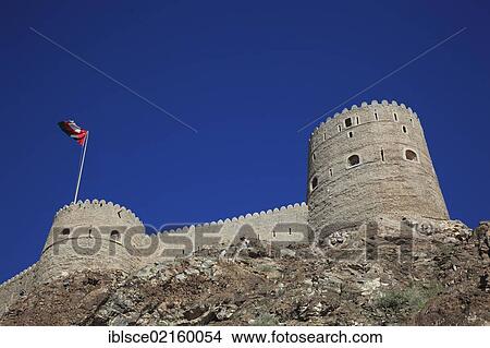 Muttrah Fort, Muscat, Oman, Arabian Peninsula, Middle East, Asia View Large Photo Image Picture - Muttrah Fort, Muscat, Oman, Arabian Peninsula, Middle East, Asia. Fotosearch