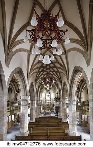 Nave and Choir, Altar, protestant municipal church Balingen, Baden-Württemberg, Germany, Europe View Large Photo Image Stock Photograph - Nave and Choir, Altar, protestant municipal church Balingen, Baden-Württemberg, Germany, Europe. Fotosearch