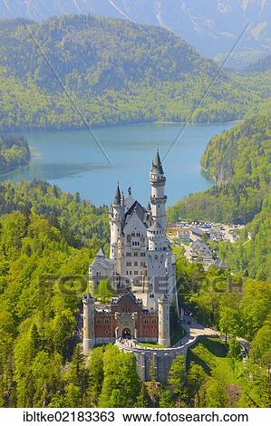 Neuschwanstein Castle, near Fuessen, Ostallgaeu district, Allgaeu, Bavaria, Germany, Europe View Large Photo Image Stock Image - Neuschwanstein Castle, near Fuessen, Ostallgaeu district, Allgaeu, Bavaria, Germany, Europe. Fotosearch