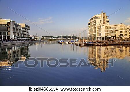 New buildings on Lake Phoenix, Dortmund, North Rhine-Westphalia, Germany, Europe View Large Photo Image Picture - New buildings on Lake Phoenix, Dortmund, North Rhine-Westphalia, Germany, Europe. Fotosearch