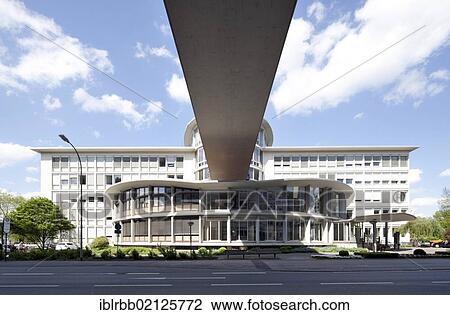 Stock Image - New City Hall, former administration building of Leica AG, Wetzlar, Hesse, Germany, Europe, PublicGround, Europe. Fotosearch