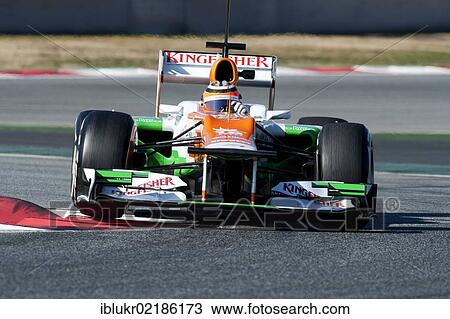 Nico Huelkenberg, GER, Force India-Mercedes VJM05, during the Formula 1 testing sessions, 21-24/2/2012, at the Circuit de Catalunya in Barcelona, Spain, Europe View Large Photo Image Stock Image - Nico Huelkenberg, GER, Force India-Mercedes VJM05, during the Formula 1 testing sessions, 21-24/2/2012, at the Circuit de Catalunya in Barcelona, Spain, Europe. Fotosearch