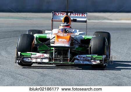 Nico Huelkenberg, GER, Force India-Mercedes VJM05, during the Formula 1 testing sessions, 21-24/2/2012, at the Circuit de Catalunya in Barcelona, Spain, Europe View Large Photo Image Stock Photo - Nico Huelkenberg, GER, Force India-Mercedes VJM05, during the Formula 1 testing sessions, 21-24/2/2012, at the Circuit de Catalunya in Barcelona, Spain, Europe. Fotosearch