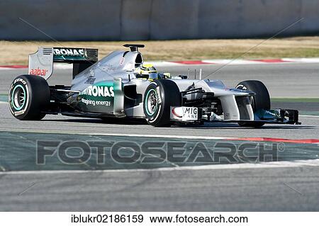 Nico Rosberg, GER, Mercedes AMG-Mercedes F1 W03, during the Formula 1 testing sessions, 21-24/2/2012, at the Circuit de Catalunya in Barcelona, Spain, Europe View Large Photo Image Stock Photo - Nico Rosberg, GER, Mercedes AMG-Mercedes F1 W03, during the Formula 1 testing sessions, 21-24/2/2012, at the Circuit de Catalunya in Barcelona, Spain, Europe. Fotosearch