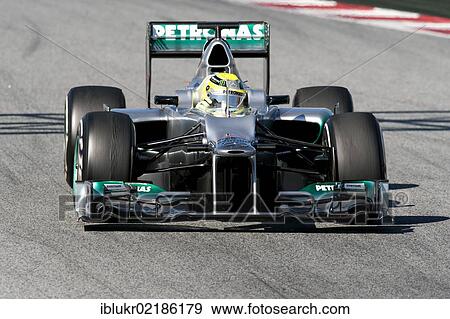 Nico Rosberg, GER, Mercedes AMG-Mercedes F1 W03, during the Formula 1 testing sessions, 21-24/2/2012, at the Circuit de Catalunya in Barcelona, Spain, Europe View Large Photo Image Stock Photo - Nico Rosberg, GER, Mercedes AMG-Mercedes F1 W03, during the Formula 1 testing sessions, 21-24/2/2012, at the Circuit de Catalunya in Barcelona, Spain, Europe. Fotosearch