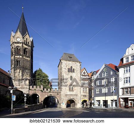 Nikolaitor, historical city gate, St. Nicholas Church, Eisenach, Thuringia, Germany, Europe, PublicGround, Europe View Large Photo Image Stock Photo - Nikolaitor, historical city gate, St. Nicholas Church, Eisenach, Thuringia, Germany, Europe, PublicGround, Europe. Fotosearch