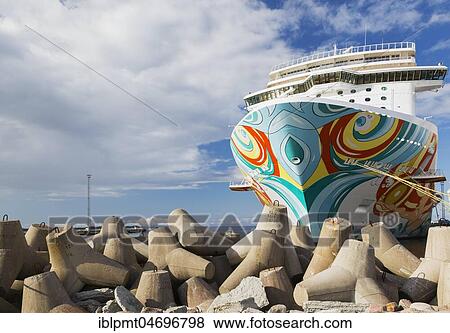 Norwegian Getaway cruise ship moored in the port of Tallinn, Estonia, Europe View Large Photo Image Stock Photo - Norwegian Getaway cruise ship moored in the port of Tallinn, Estonia, Europe. Fotosearch