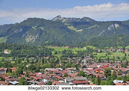 Stock Image - Oberstdorf, Upper Allgaeu, Bavaria, Germany, Europe, PublicGround, Europe. Fotosearch
