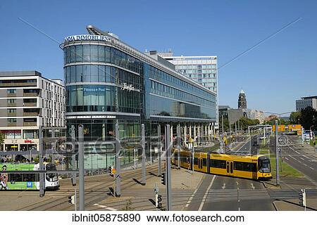 Office building Prager Spitze, Prager Straße, Dresden, Saxony, Germany, Europe View Large Photo Image Stock Image - Office building Prager Spitze, Prager Straße, Dresden, Saxony, Germany, Europe. Fotosearch