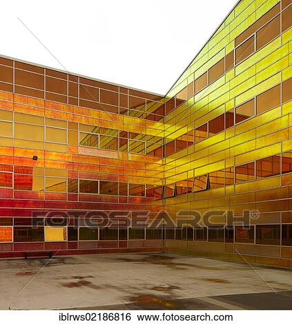Office complex with an iridescent surface coating in Almere, Netherlands, Europe, for editorial use only View Large Photo Image Stock Photograph - Office complex with an iridescent surface coating in Almere, Netherlands, Europe, for editorial use only. Fotosearch