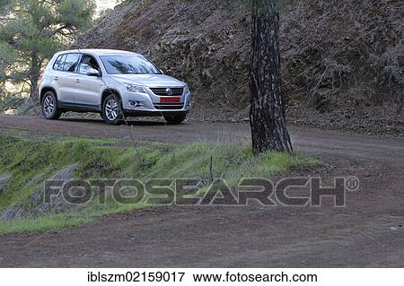 Offroad driving with a VW Tiguan car in the Troodos Mountains, Southern Cyprus, Cyprus, Greece, Europe View Large Photo Image Stock Photo - Offroad driving with a VW Tiguan car in the Troodos Mountains, Southern Cyprus, Cyprus, Greece, Europe. Fotosearch