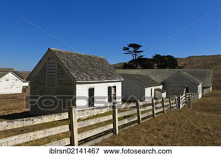 Old abandoned farm preserved as an open-air museum in Point Reyes National Seashore, Point Reyes, California, USA, North America View Large Photo Image Stock Photo - Old abandoned farm preserved as an open-air museum in Point Reyes National Seashore, Point Reyes, California, USA, North America. Fotosearch