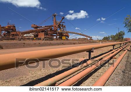 Old site of BHP Iron Ore, now known as BHP Billion, a British-Australian mining group, Port Hedland, Western Australia, Australia, Oceania View Large Photo Image Stock Photo - Old site of BHP Iron Ore, now known as BHP Billion, a British-Australian mining group, Port Hedland, Western Australia, Australia, Oceania. Fotosearch
