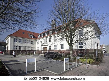 Stock Photograph - Old Town Hall Westerholt, Herten, Westerholt district, Ruhr Area, North Rhine-Westphalia, Germany, Europe, PublicGroundv, Europe. Fotosearch