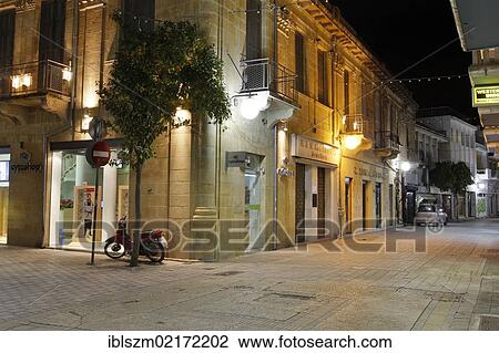 Old town of Nicosia at night, Cyprus, Europe View Large Photo Image Stock Image - Old town of Nicosia at night, Cyprus, Europe. Fotosearch