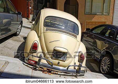 Old VW Beetle, San Francisco, California, USA, North America, parked at an angle on a steep road, North America View Large Photo Image Stock Image - Old VW Beetle, San Francisco, California, USA, North America, parked at an angle on a steep road, North America. Fotosearch