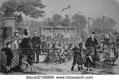 On an allotment square of the Suedvorstadt district of Leipzig, Germany, historical engraving, 1883, Europe View Large Photo Image Stock Photo - On an allotment square of the Suedvorstadt district of Leipzig, Germany, historical engraving, 1883, Europe. Fotosearch