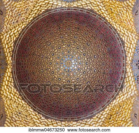 Ornately decorated ceiling, Alcázar Palace, Seville, Andalusia, Spain, Europe View Large Photo Image Stock Image - Ornately decorated ceiling, Alcázar Palace, Seville, Andalusia, Spain, Europe. Fotosearch