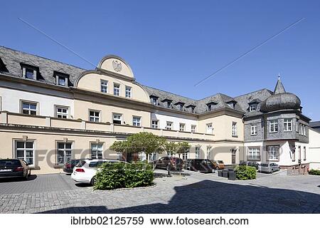 Stock Photo - Palace of the President of the Court of Appeal, Wetzlar, Hesse, Germany, Europe, PublicGround, Europe. Fotosearch