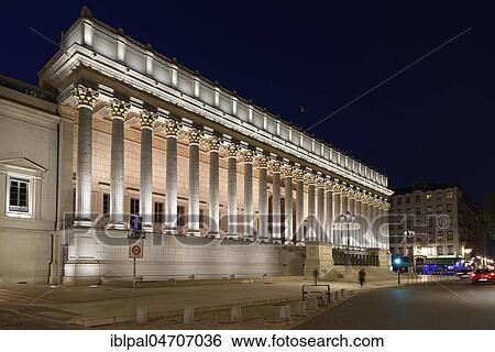 Palais de Justice (Court), night view, Lyon, Auvergne-Rhône-Alpes, France, Europe View Large Photo Image Stock Photograph - Palais de Justice (Court), night view, Lyon, Auvergne-Rhône-Alpes, France, Europe. Fotosearch
