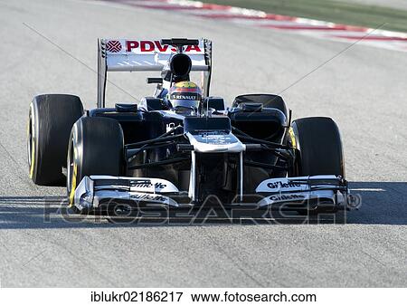 Pastor Maldonado, VEN, Williams-Renault FW34, during the Formula 1 testing sessions, 21. -24. 2. 2012, at the Circuit de Catalunya in Barcelona, Spain, Europe View Large Photo Image Stock Photo - Pastor Maldonado, VEN, Williams-Renault FW34, during the Formula 1 testing sessions, 21. -24. 2. 2012, at the Circuit de Catalunya in Barcelona, Spain, Europe. Fotosearch