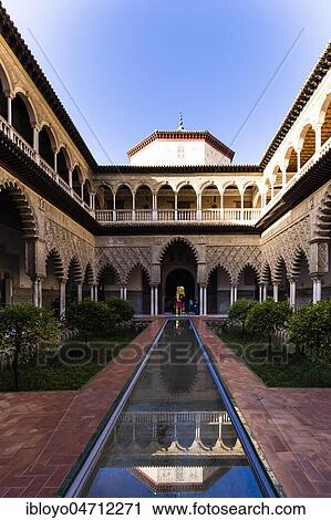 Patio de las Doncellas, Cuarto Real Alto or Royal Palace, the Alcazar, Sevilla, Spain, Europe View Large Photo Image Stock Image - Patio de las Doncellas, Cuarto Real Alto or Royal Palace, the Alcazar, Sevilla, Spain, Europe. Fotosearch