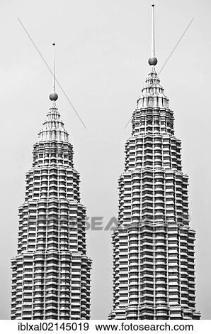 Stock Photo - Petronas Towers, Kuala Lumpur, Malaysia, Southeast Asia, Asia. Fotosearch