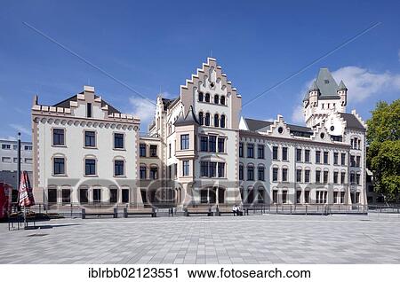 Stock Image - Phoenix Lake, former Huettenwerk Phoenix-Ost steelworks, Hoerder Burg Castle, urban redevelopment site, Zukunftsstandort Phoenix, Dortmund, Hoerde, Ruhr Area, North Rhine-Westphalia, Germany, Europe, PublicGround, Europe. Fotosearch