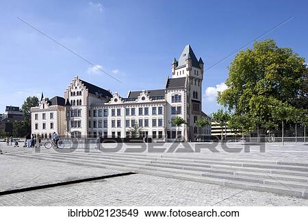 Stock Photo - Phoenix Lake, former Huettenwerk Phoenix-Ost steelworks, Hoerder Burg Castle, urban redevelopment site, Zukunftsstandort Phoenix, Dortmund, Hoerde, Ruhr Area, North Rhine-Westphalia, Germany, Europe, PublicGround, Europe. Fotosearch