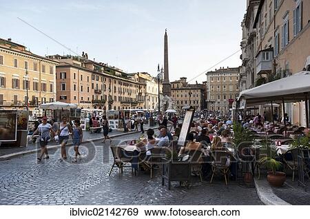 Piazza Navona, looking south in the early evening light, Rome, Italy, Europe View Large Photo Image Stock Photo - Piazza Navona, looking south in the early evening light, Rome, Italy, Europe. Fotosearch