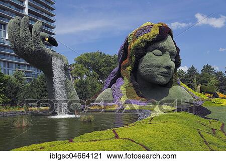 Plant sculpture, Mother Earth, Gatineau, Quebec Province, Canada, North America View Large Photo Image Stock Image - Plant sculpture, Mother Earth, Gatineau, Quebec Province, Canada, North America. Fotosearch