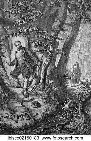 Poacher being disturbed by a couple, historical woodcut, circa 1870 View Large Photo Image Stock Image - Poacher being disturbed by a couple, historical woodcut, circa 1870. Fotosearch